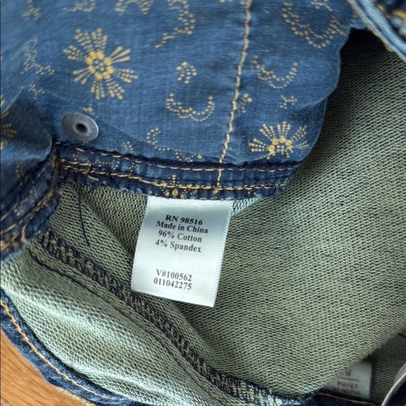 Coldwater Creek Size 8 Blue Stretch Denim Knit Classic Boot Cut Jeans - Picture 4 of 6